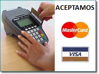 Aceptamos tarjetas Visa y Mastercard MG Muebles de Oficina